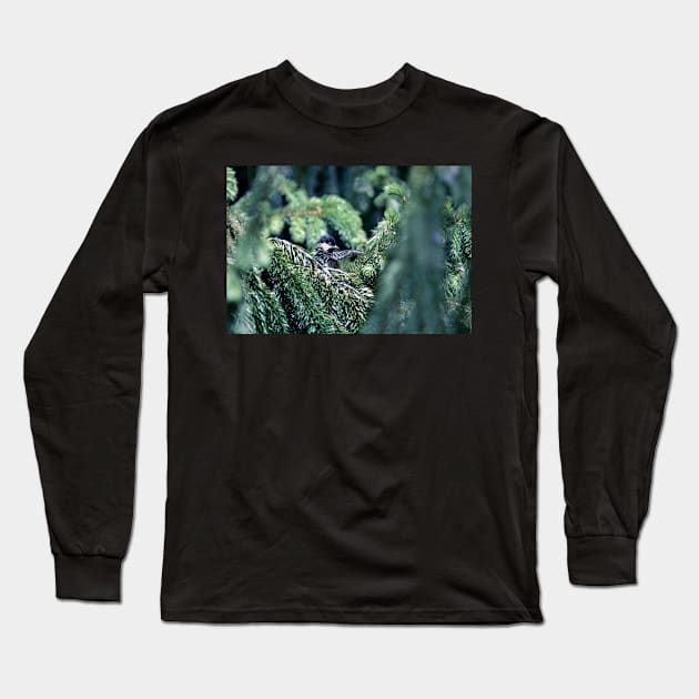 "Bye Bye"  (cute little wing) Long Sleeve T-Shirt by LaurieMinor